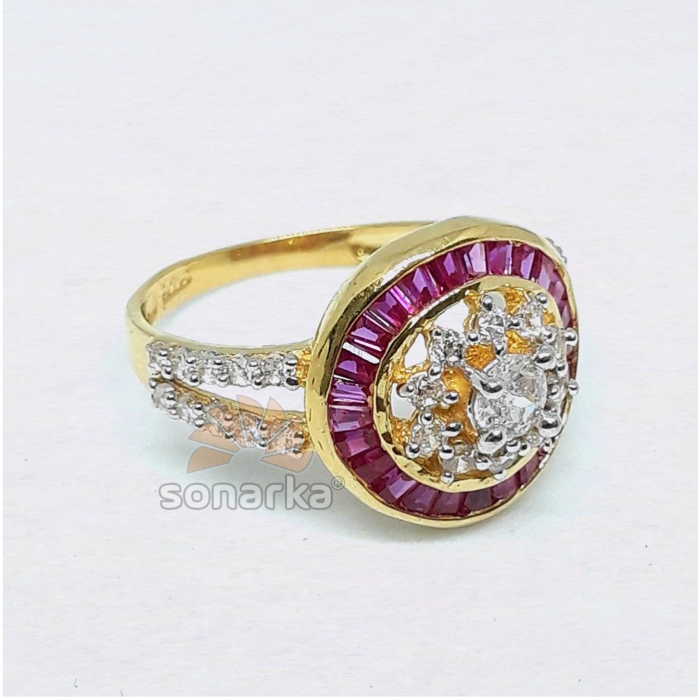 22 KT Gold Diamond Ring